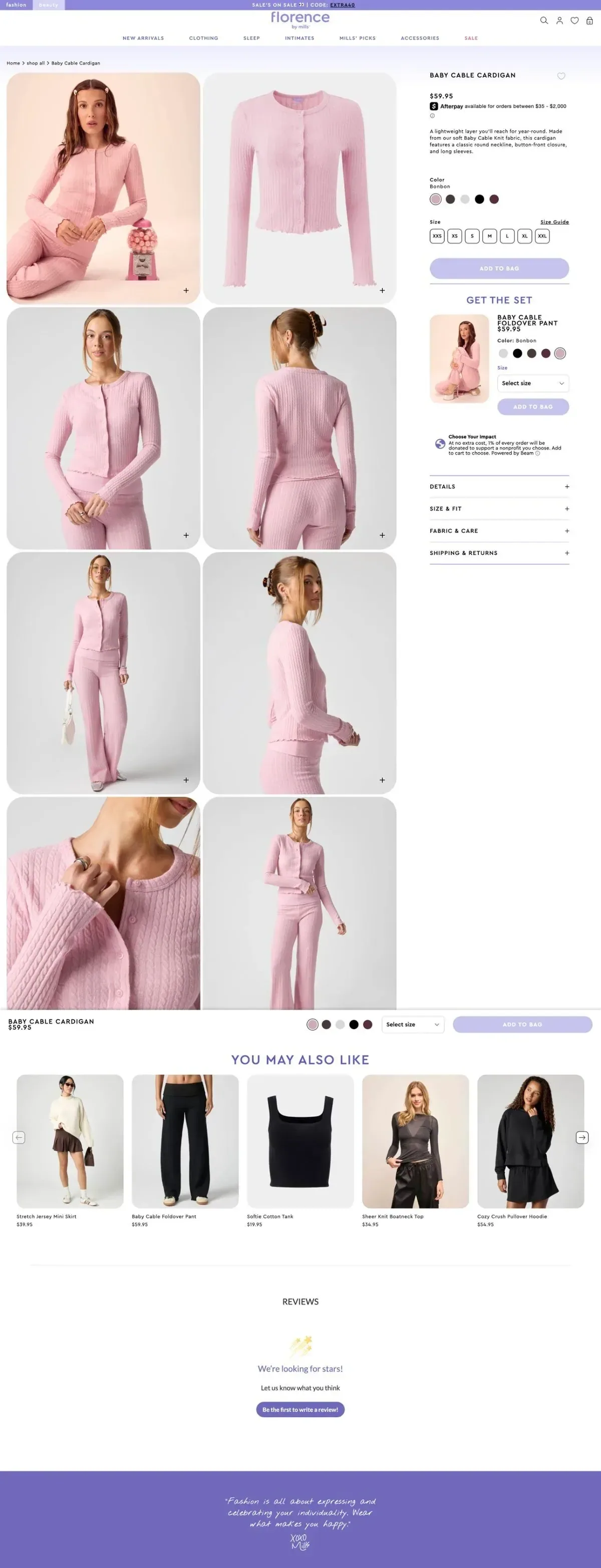 FBM — Baby Cable Cardigan