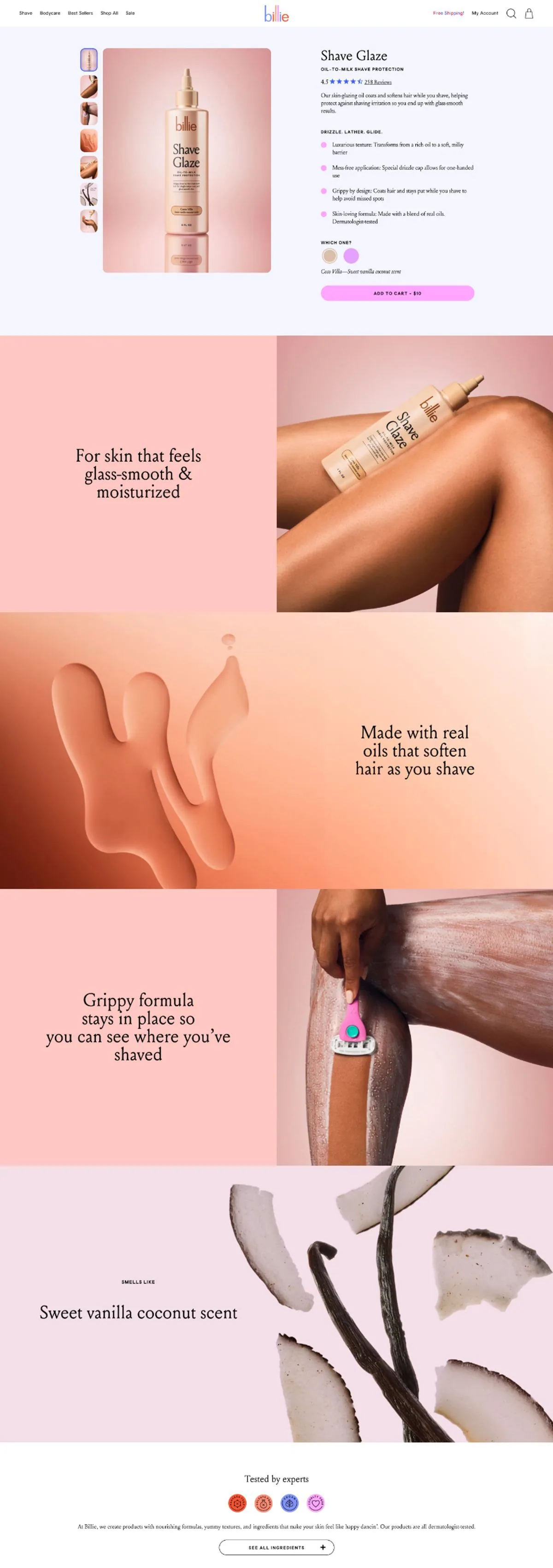 Mybillie — Shave Glaze